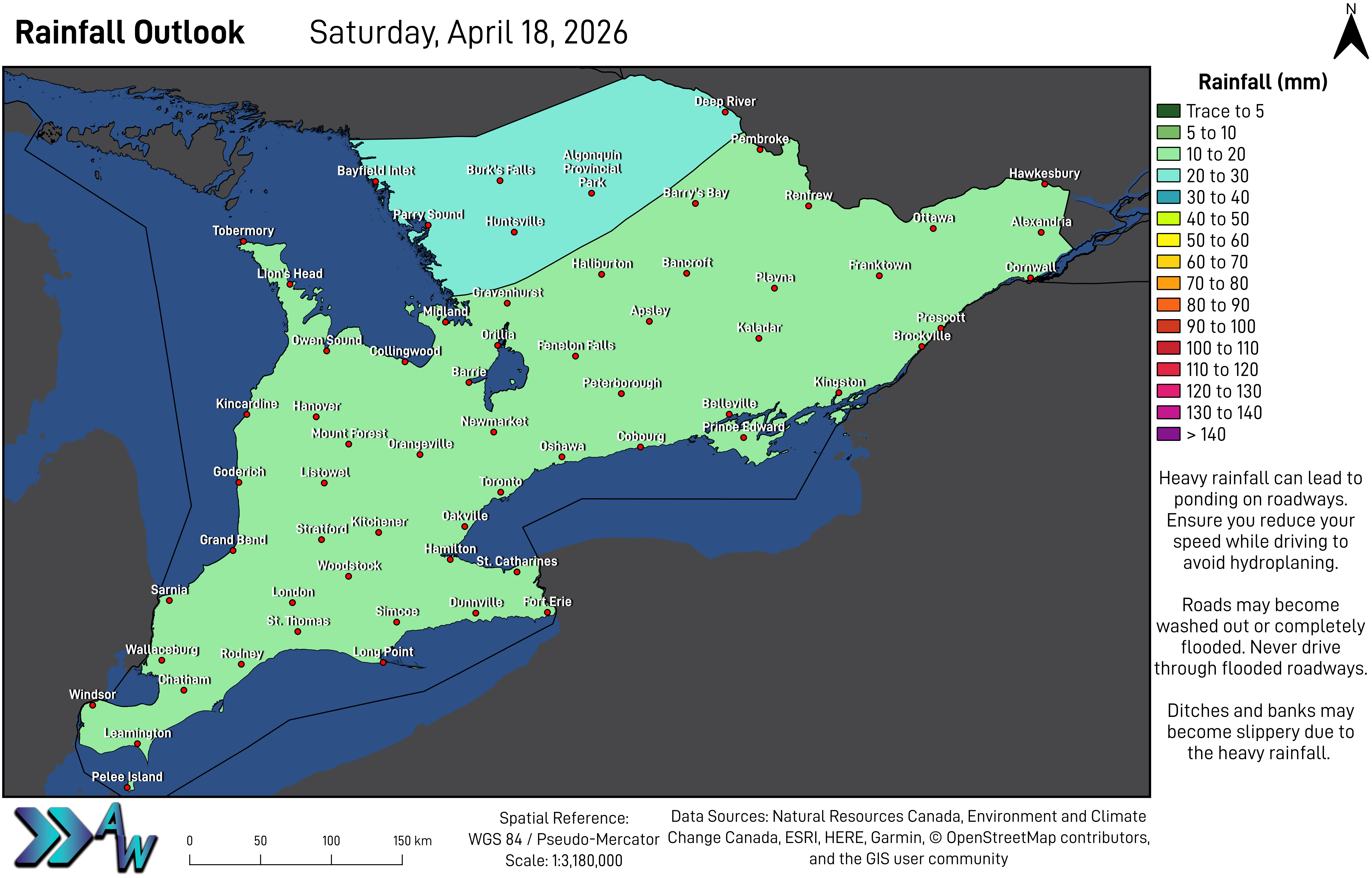 Another Round of Rain and Continued Flooding Saturday