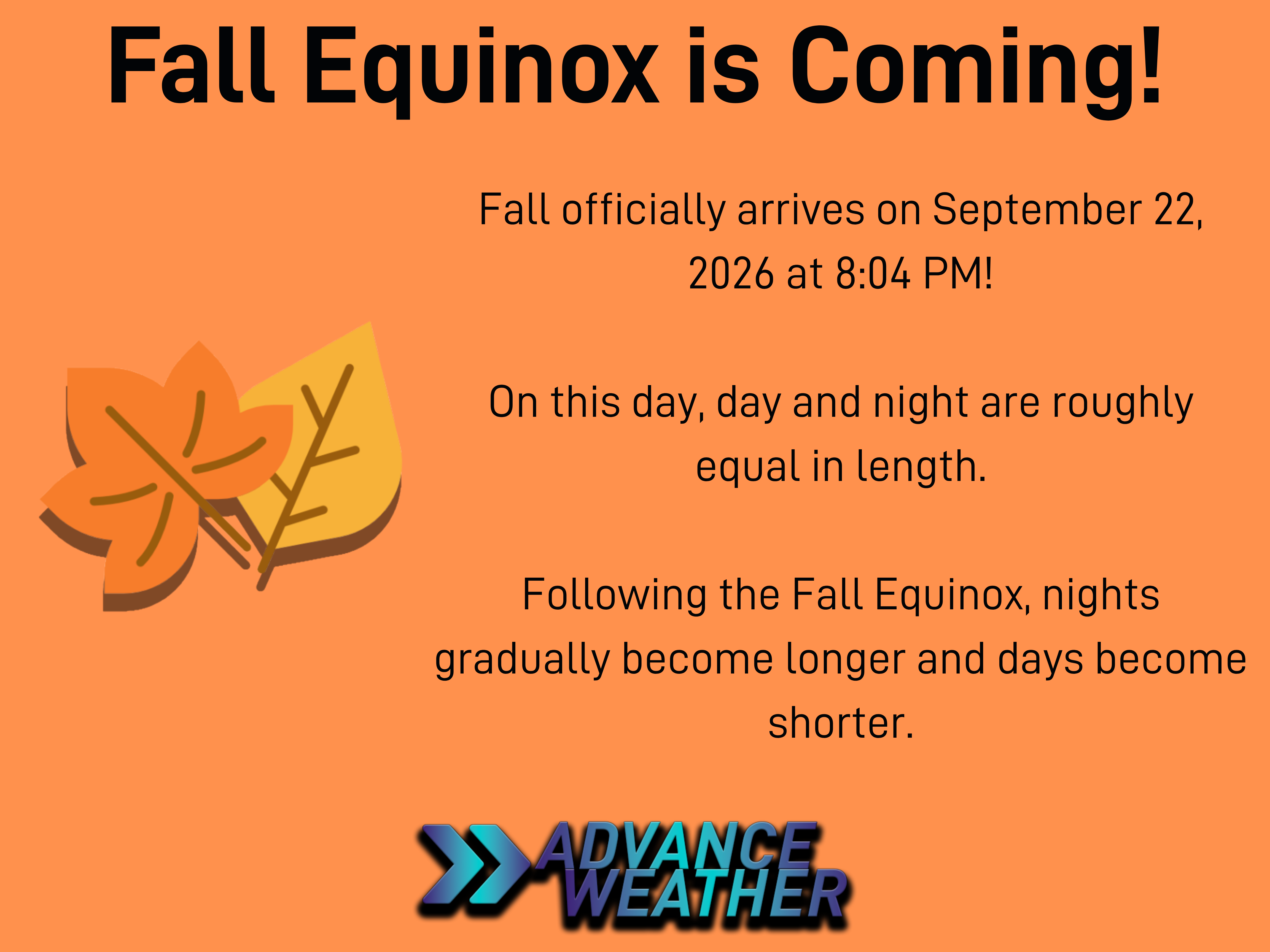 Fall Equinox is Coming!